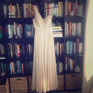 Bridesmaid custom dress from Dessy.